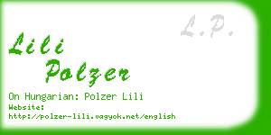 lili polzer business card